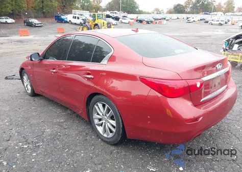 2014 Infiniti Q50 Premium z USA, uszkodzony, nr VIN JN1BV7AP1EM689080